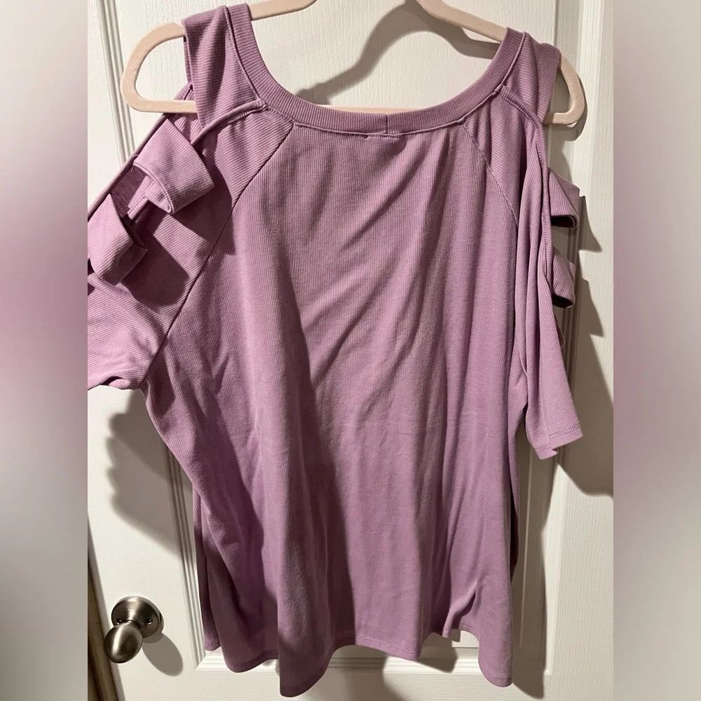 Ava James 2x light purple top - Picture 2 of 5